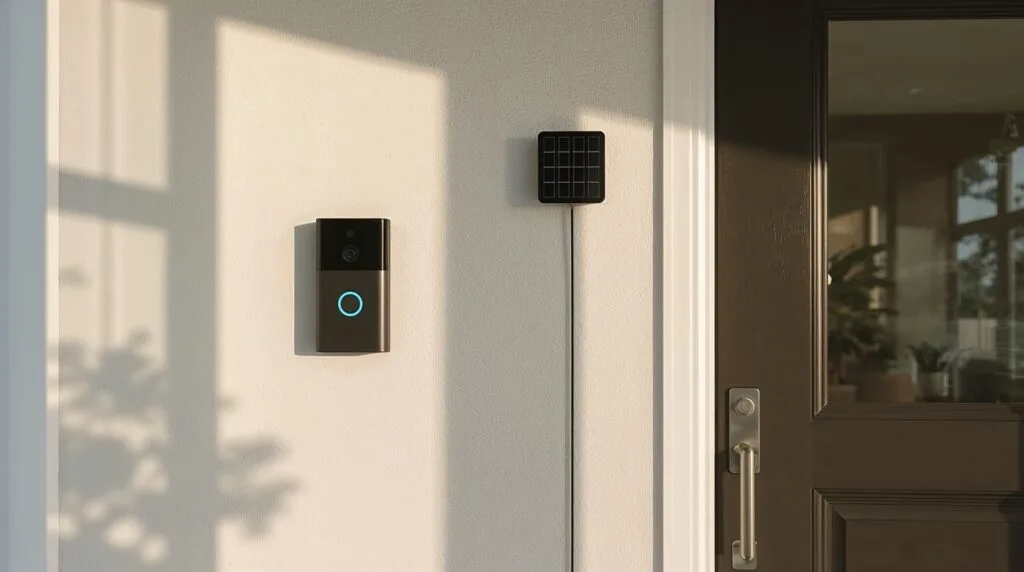 ring doorbell solar panel