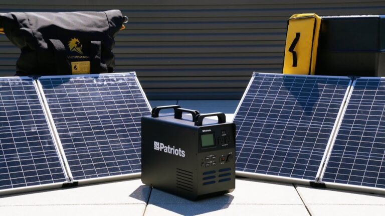 4 patriot power solar generator