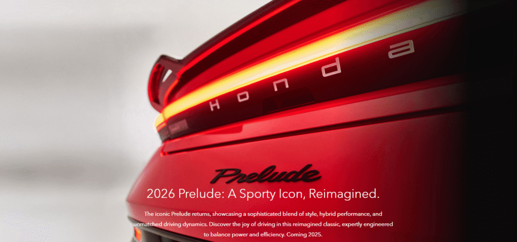 2026 honda prelude