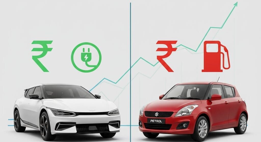 Is an EV Cheaper Than Petrol in India? [2025 Savings Calculator]