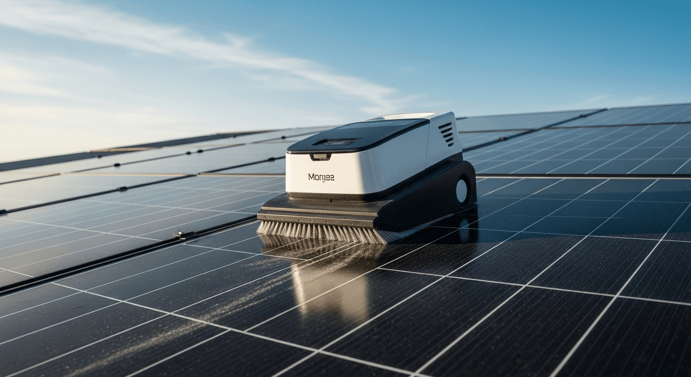 solar cleaning robot