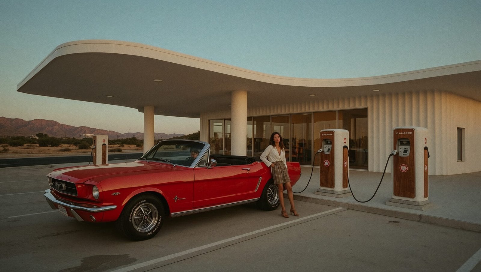 10 pics that show how life would be if electric cars existed in the 60’s