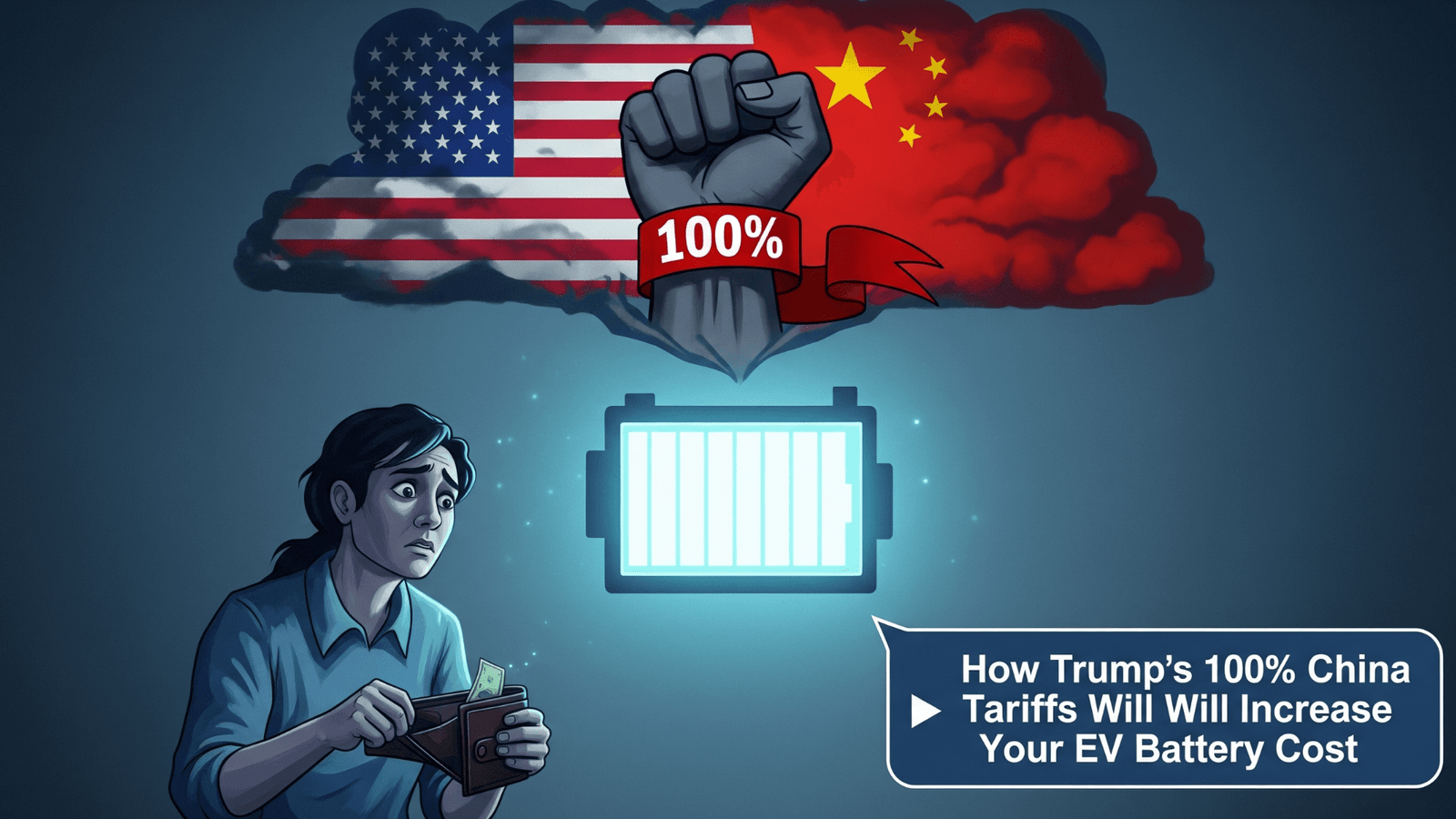 How Trump’s 100% China Tariffs Will Increase Your EV Battery Cost