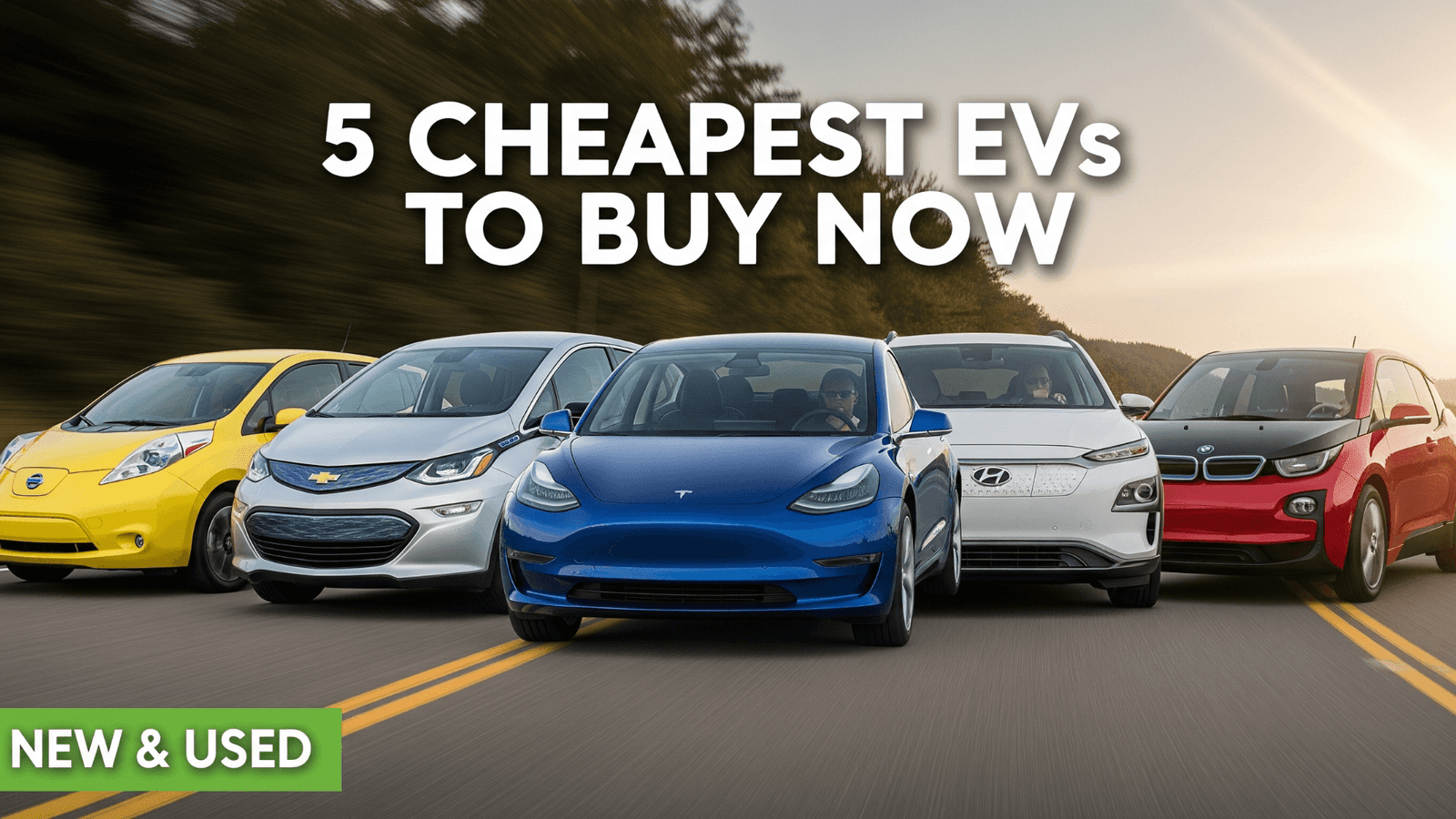 5 Cheapest New & Used Electric Cars to Buy Now (ROI Audit)