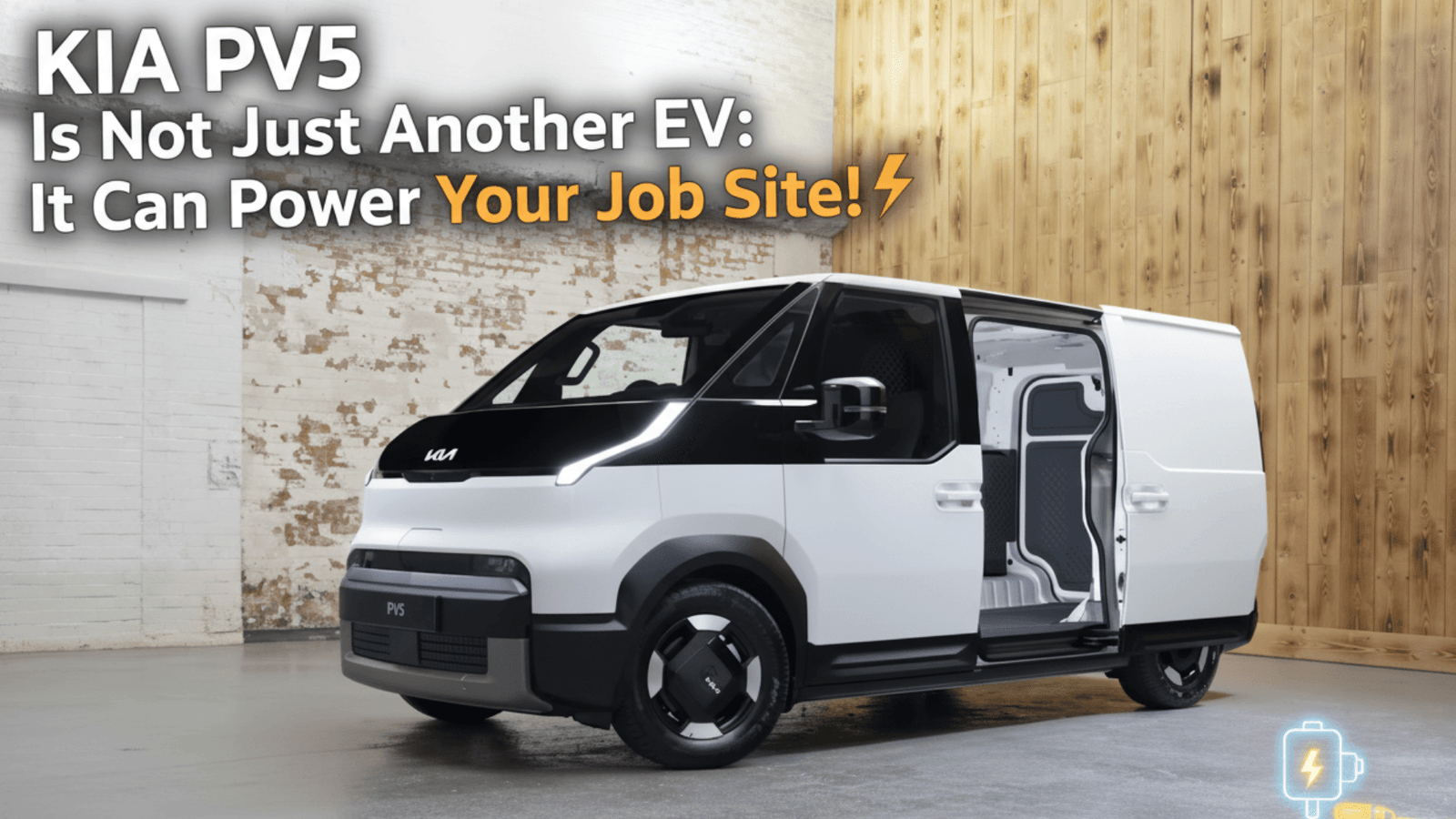This Is Not Just Another EV: It Can Power Your Job Site! (Kia PV5 Worksite Audit)