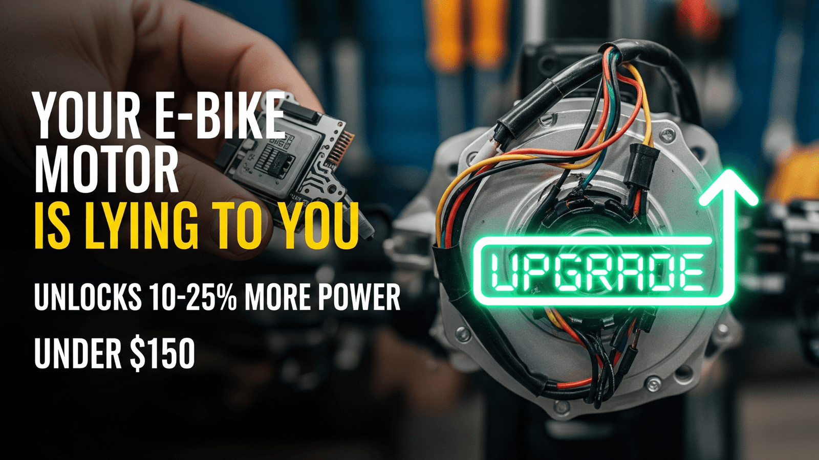 Your E-Bike Motor is Lying to You: The Simple Controller Upgrade That Unlocks 10%–25% More Power for Under $150
