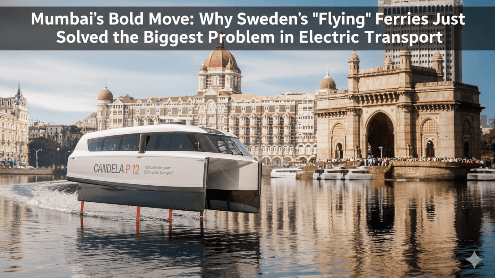 How Mumbai’s New “Flying” Ferry Cuts Your Commute Time by 50 Minutes